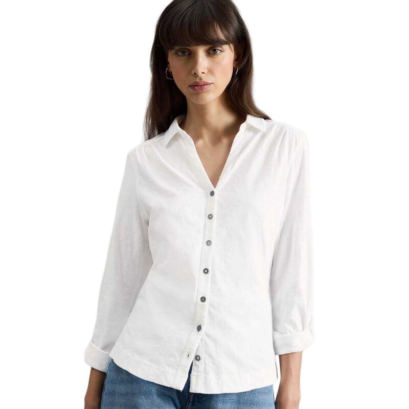 White Stuff Annie Broderie Jersey Shirt image number 0